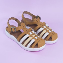 Sandalias Chocolate Ambar...