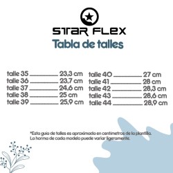 Trekking Starflex 1178 Negro