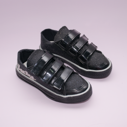 Zapatillas Heyday 3980 Negro Plata