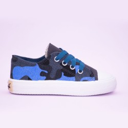 Zapatillas Kayak camo azul