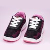 Zapatillas Miniskids 375 Negro Fucsia