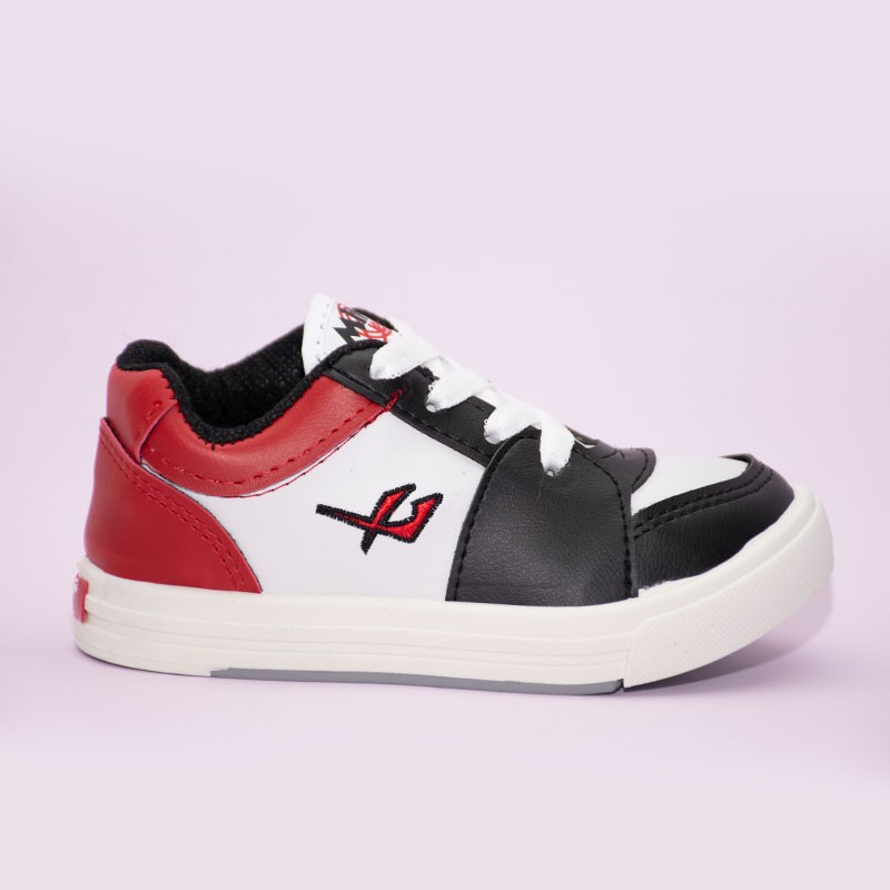 Zapatillas Miniskids 10 Negro Rojo