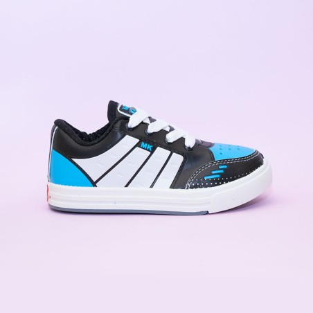 Zapatillas Miniskids 15 Negro Azul