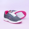 Zapatillas Miniskids 620 Gris Fucsia