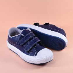 Zapatillas CS Colegial Velcro Azul