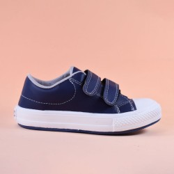 Zapatillas CS Colegial Velcro Azul